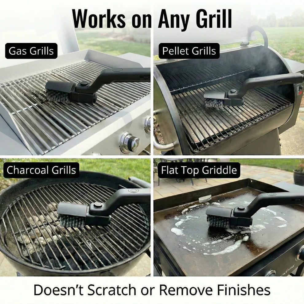 QuickShine BBQ® - Wireless Electric Grill Cleaner