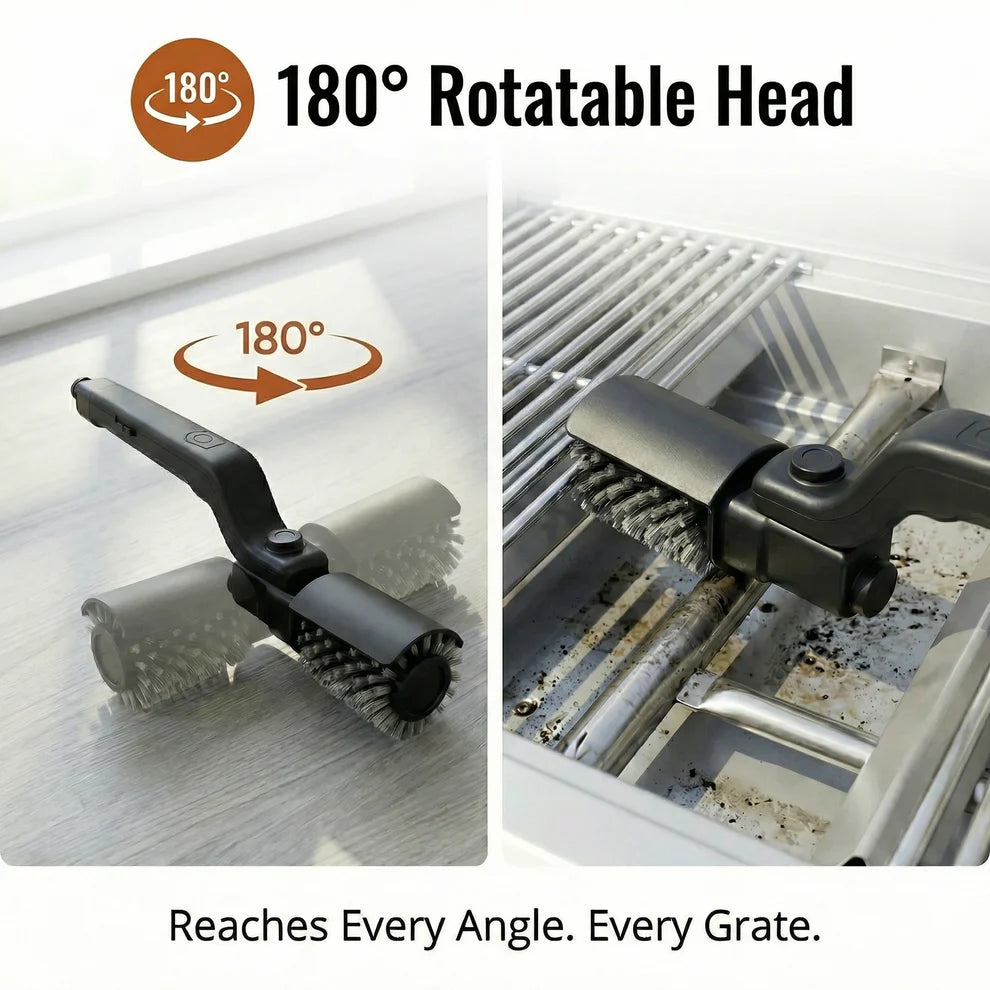 QuickShine BBQ® - Wireless Electric Grill Cleaner